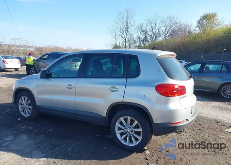 2014 Volkswagen Tiguan Se from USA, damaged, VIN WVGBV3AX4EW526347